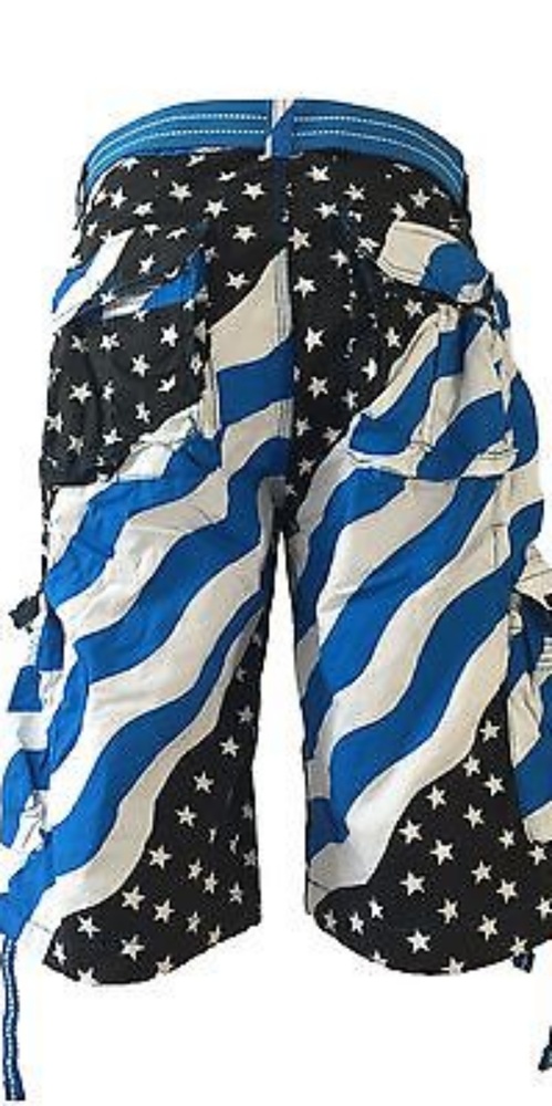 ♡New American Flag Cargo Shorts 30 to 36 ♡